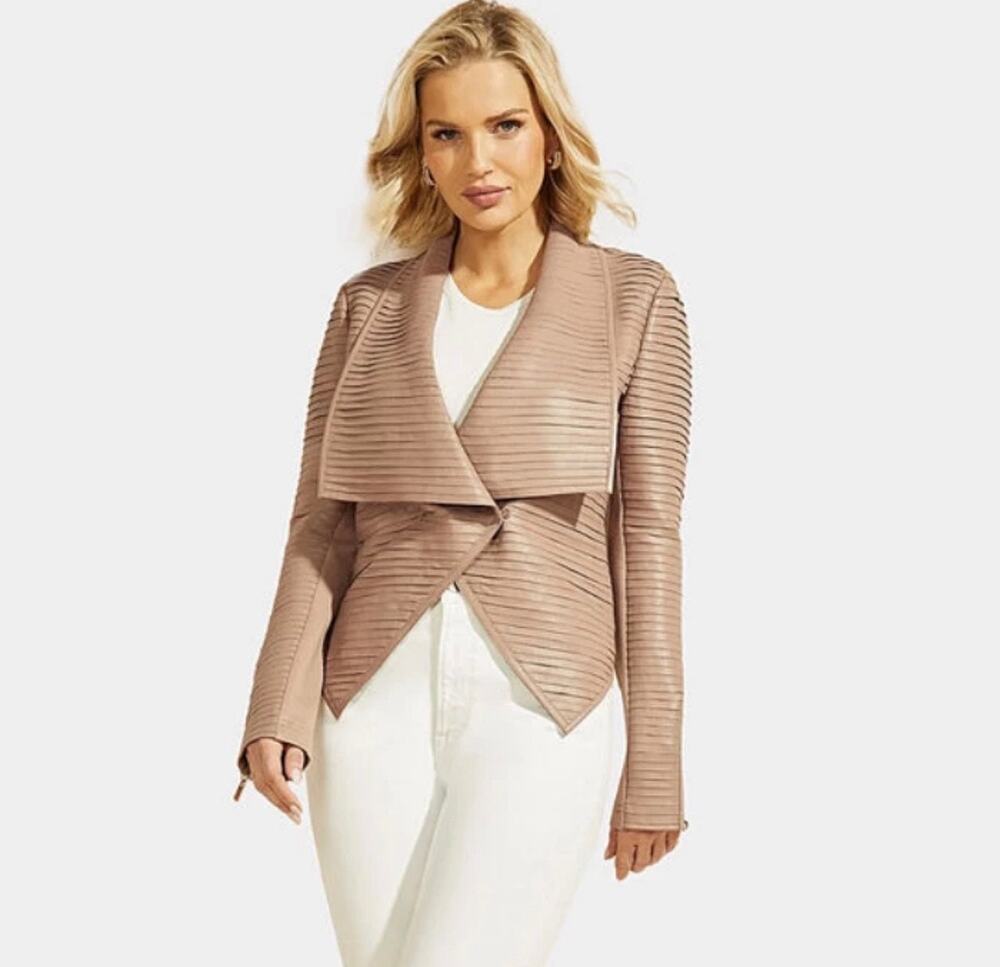 MARCIANO Women’s Leather jacket size 2